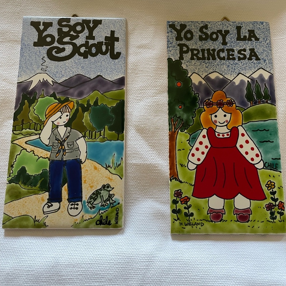 CERAMIC TILES Hand painted from Chile